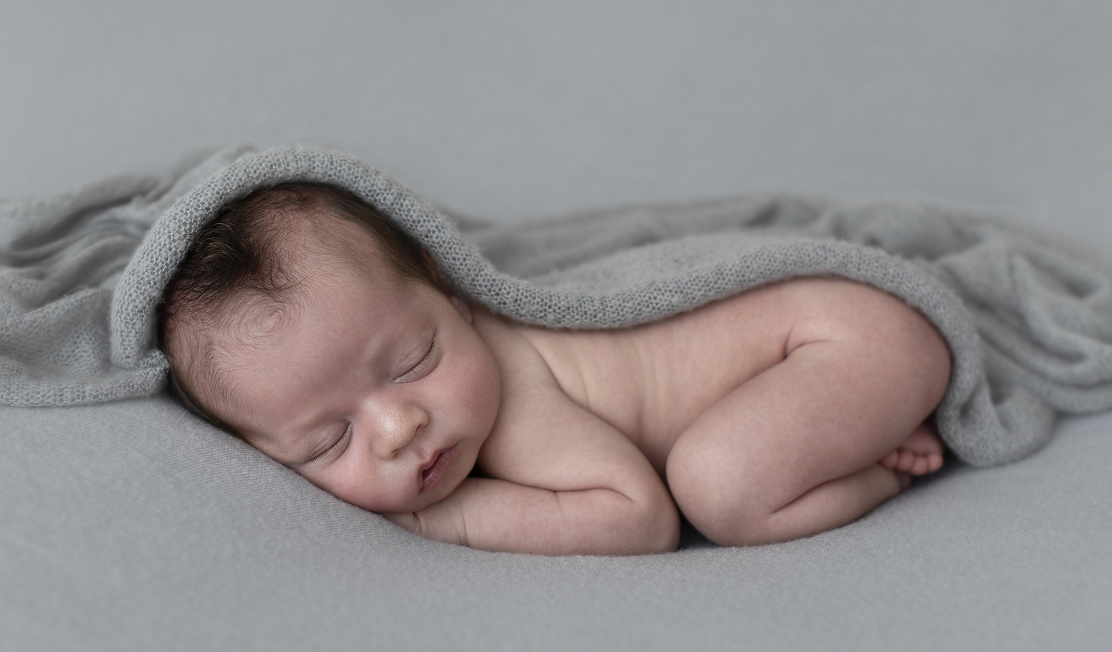 Grey Blanket, Darwin Baby Newborn Photographers Little Cherub Photography