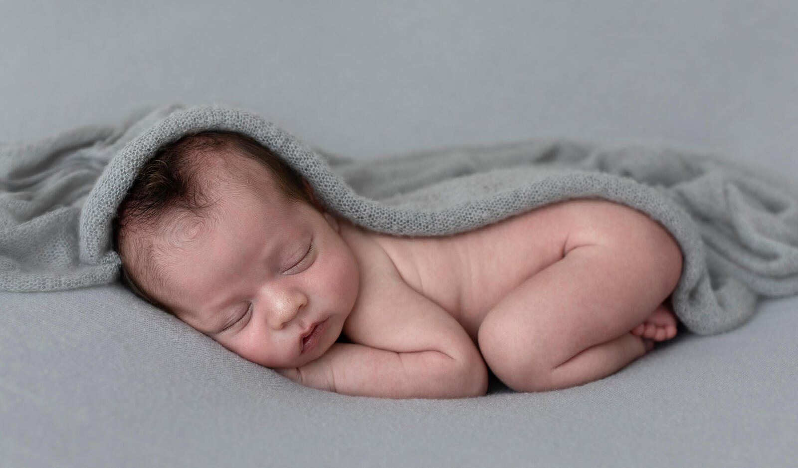 Grey Blanket, Darwin Baby Newborn Photographers Little Cherub Photography