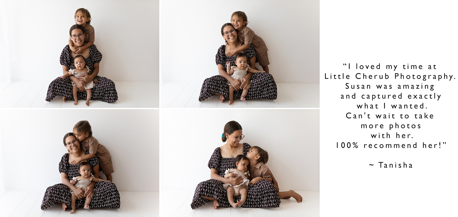 5 star review by a Little Cherub Photography Client who left best review about Familybaby photography in Darwin